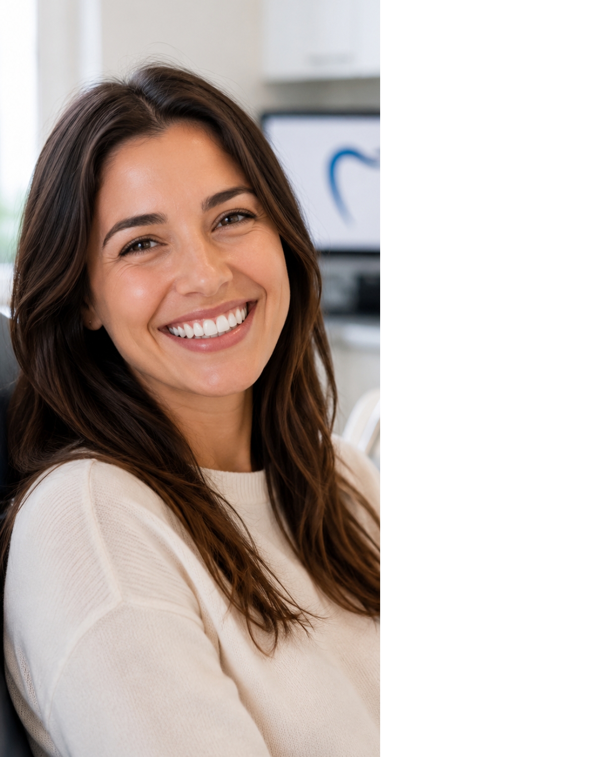 Smiling new patient at Concord Dental Associates